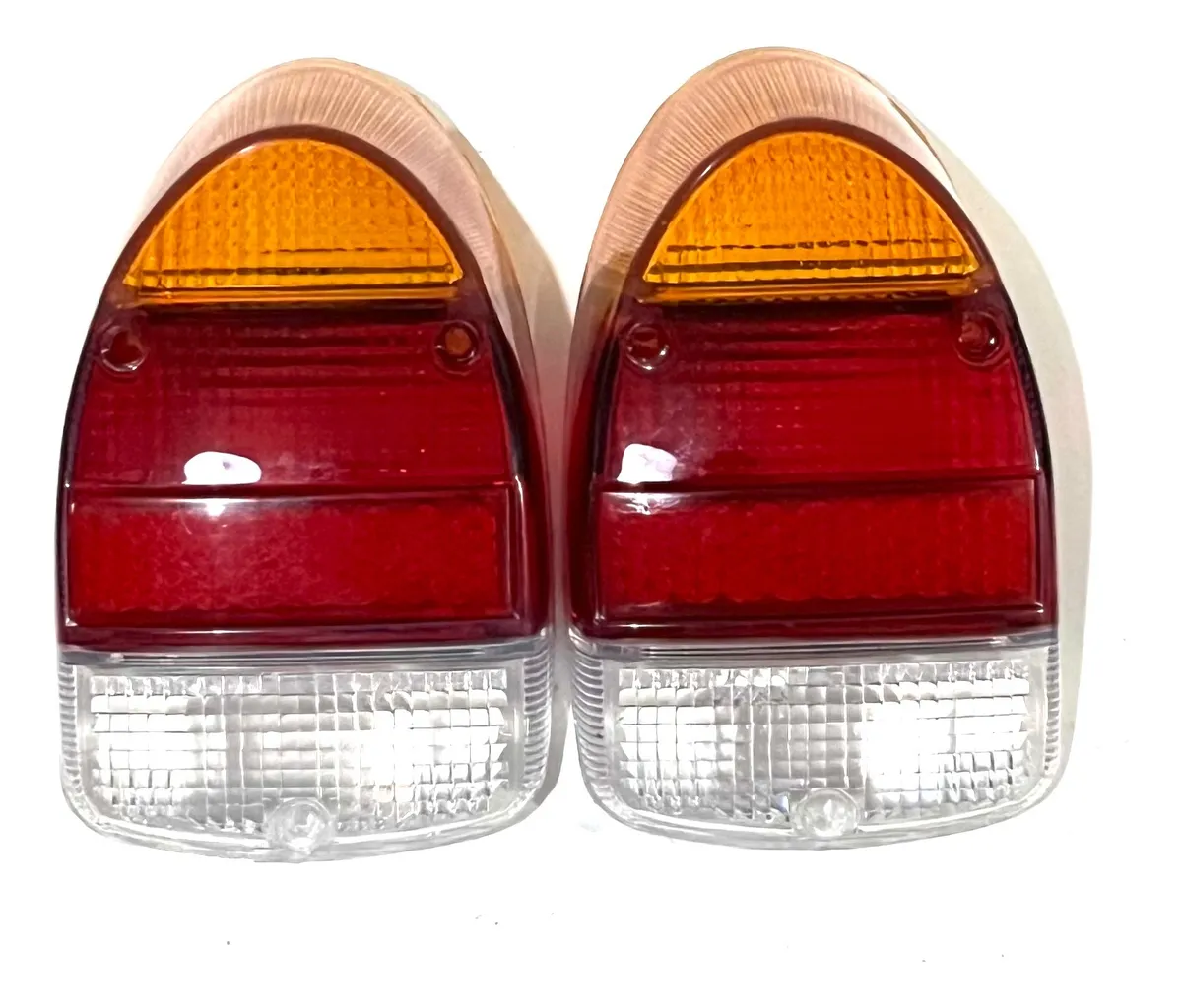 Mica Trasera + Aro Cromado + Goma Vw Escarabajo 68-81