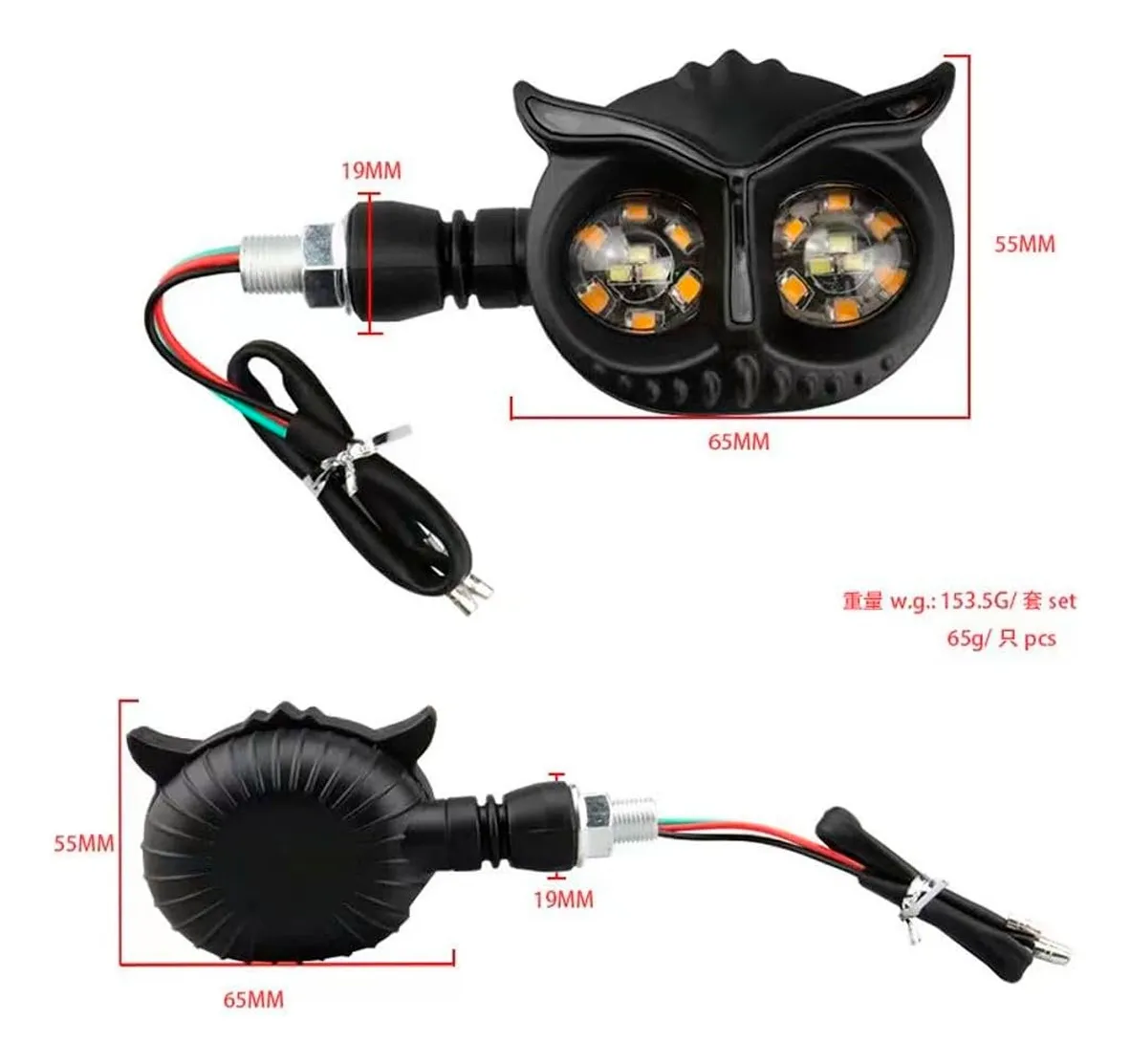 Luz De Cruce Led Búho