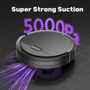 2-in-1 Robot Vacuum & Mop – 5000Pa Suction & App Control