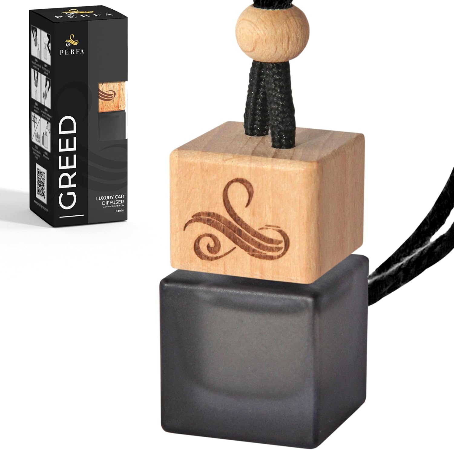 Greed Car Air Freshener for Men | Aventos Perfume Inspired Fragrances | Strong Car Freshener with Odour Eliminator Technology | Creed Air Freshener | Long Lasting Automotive Freshener by Perfa | Long Lasting, Strong Car Freshener, Odour Eliminator Technology, Creed Air Freshener