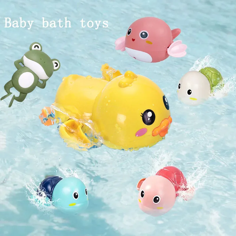 Baby Bath Toy Set (Duck & Turtle) – Children/Baby