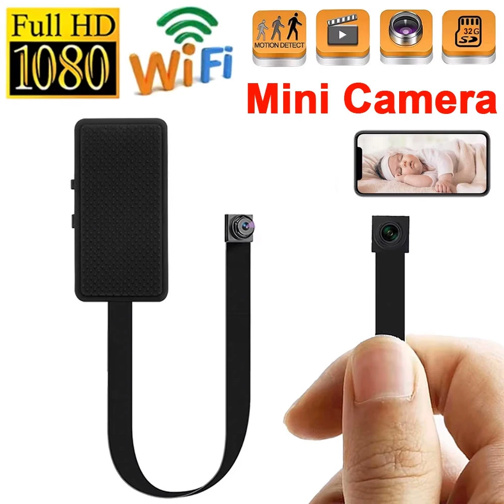 HD 1080P WiFi Mini Camera with Remote Viewing