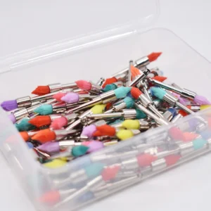 100pcs Disposable Dental Nylon Polisher Brushes