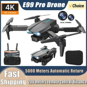 E99 Pro Foldable RC Drone with 4K HD Camera