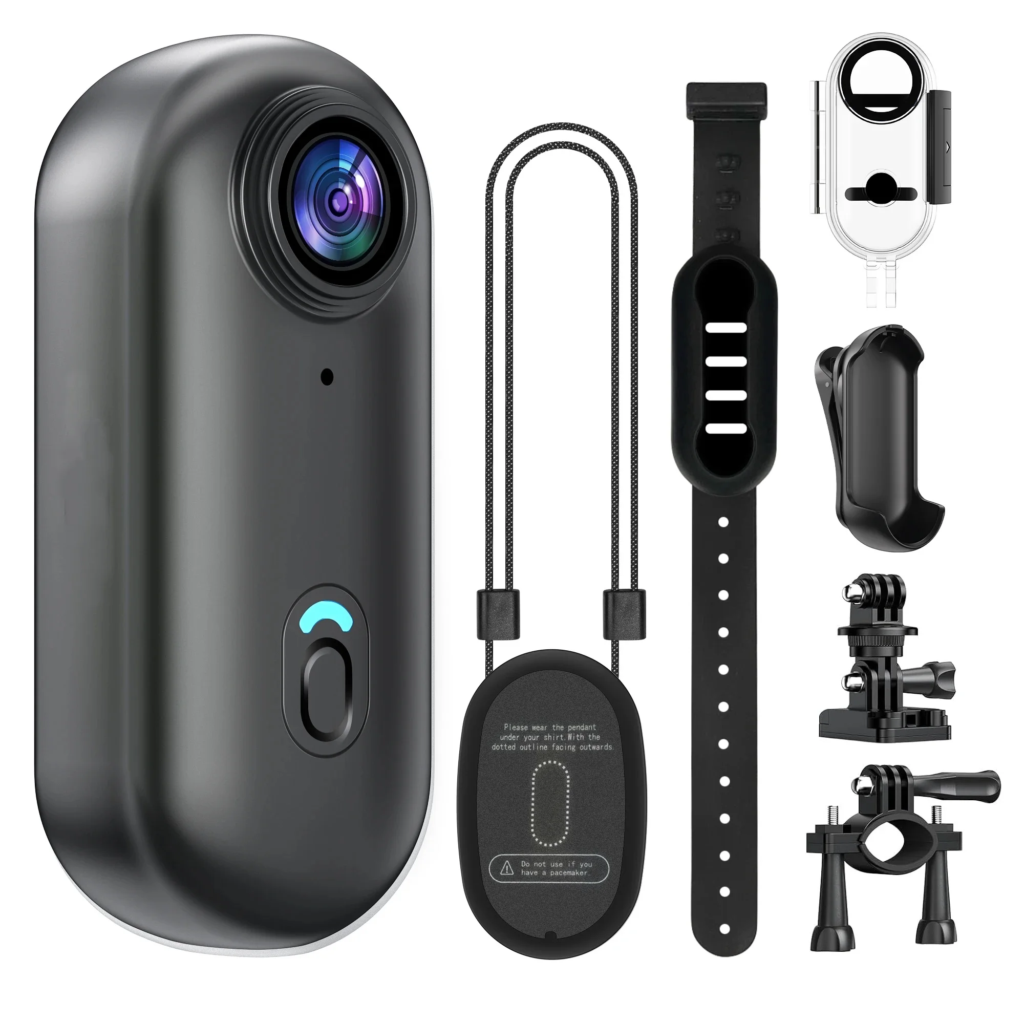 4K Thumb Action Camera IPX7 Waterproof (Vlogging Kit)