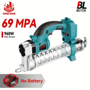 ONEVAN 10000PSL High Pressure Rechargeable Electric Grease Machine for Makita Battery