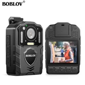 BOBLOV KJ25 1080P Body Cam (13H Recording & 3000mAh)