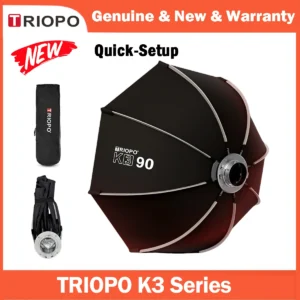 Triopo K3 Quick-Setup Octagon Softbox for LED Video Lights