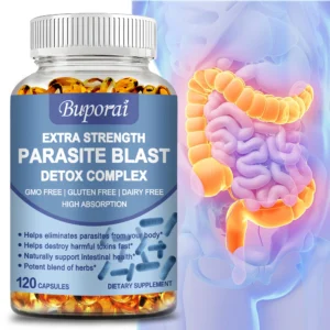 Parasite Blast Detox Complex for Digestive Health (120 Capsules)