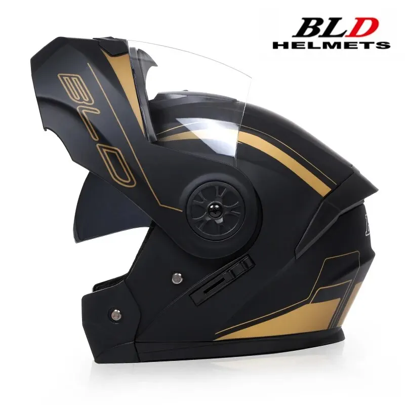 Dual Lens Modular Flip Up Racing Helmet