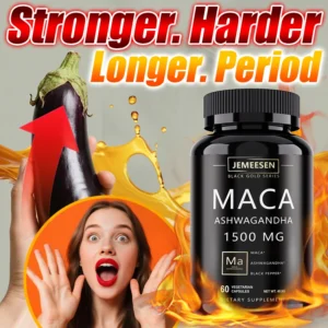 Organic Maca Root & Ashwagandha 1500mg Energy Supplement