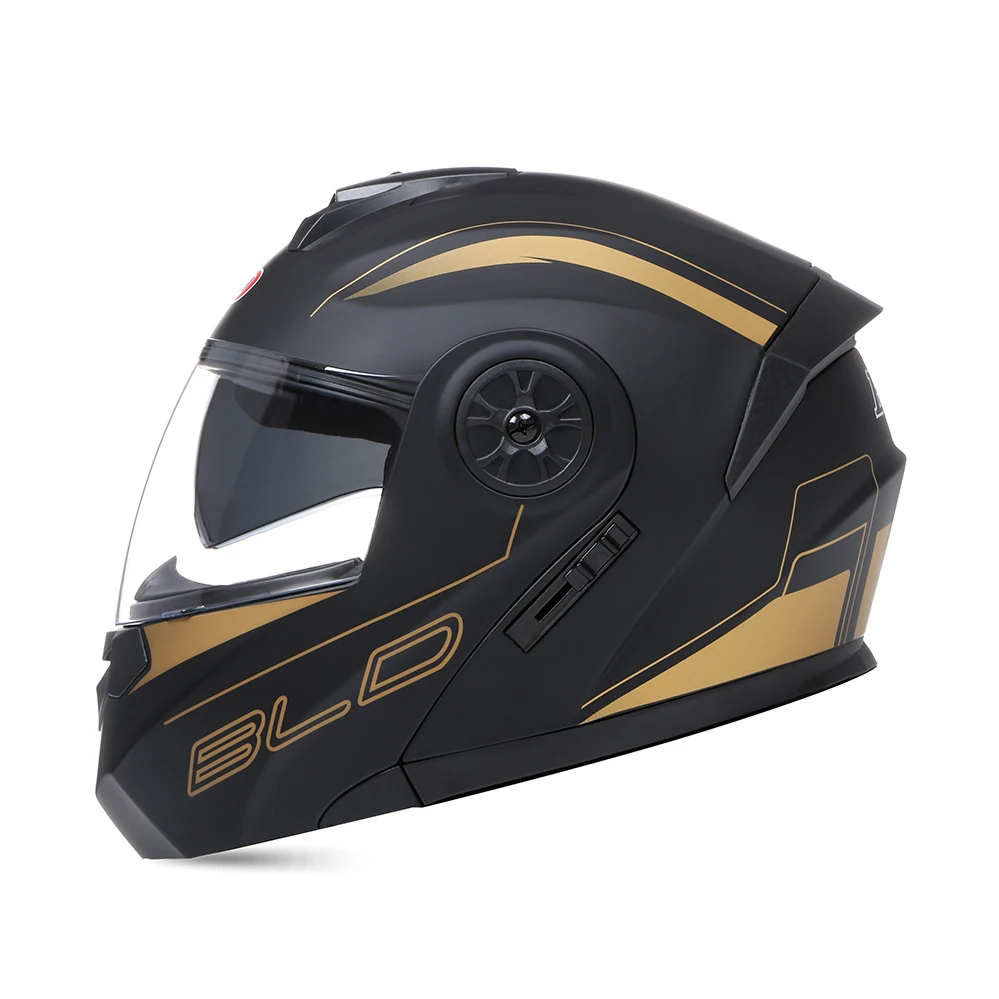 BLD Dual Lens Modular Flip Up Motorcycle Helmet