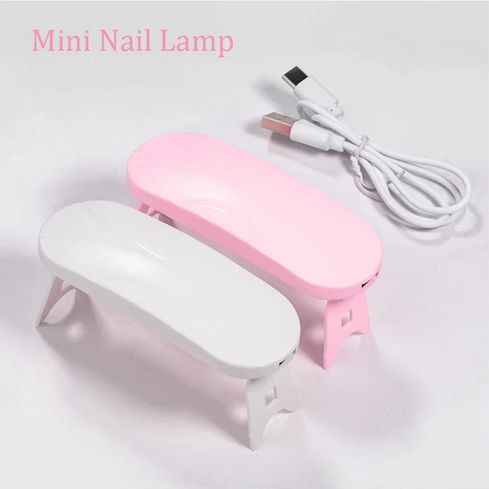Mini 6W UV LED Nail Lamp – Portable USB Curing Machine for Gel Varnish