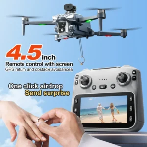 K18 Max 8K GPS Drone with Screen Remote & 360° Avoidance