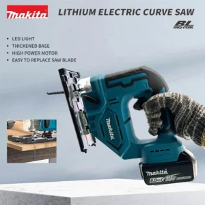 Makita DJV182Z 340W Brushless Rechargeable Jigsaw 18V Barrel Handle