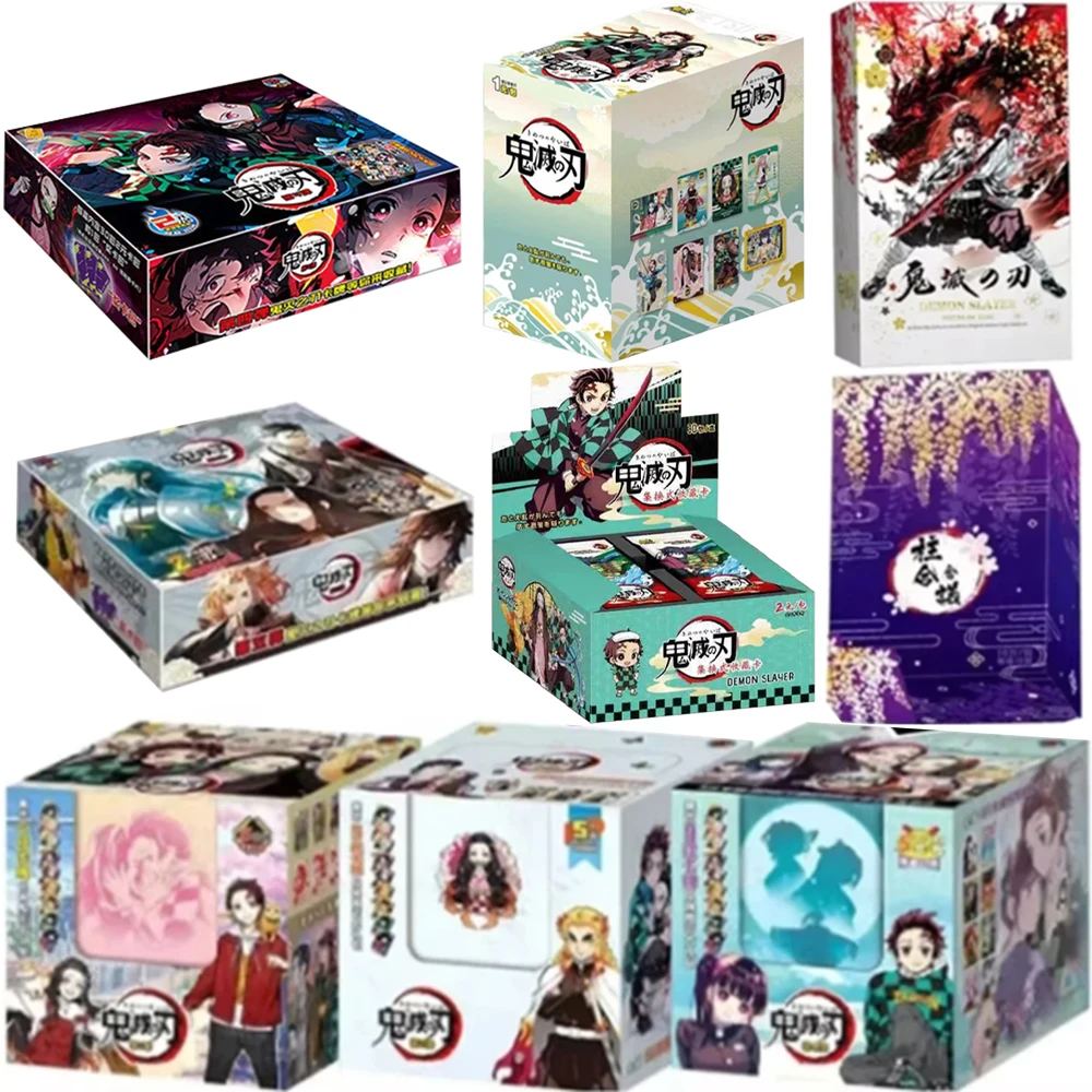 New Original Demon Slayer Infinite Train SSP Diamond Rare Collection Cards